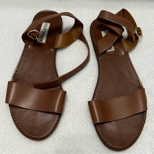 Steven Madden DONDDI Tan Leather Sandal